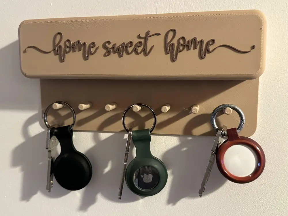 Home Sweet Home key holder and storage