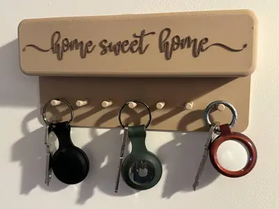 Home Sweet Home key holder and storage