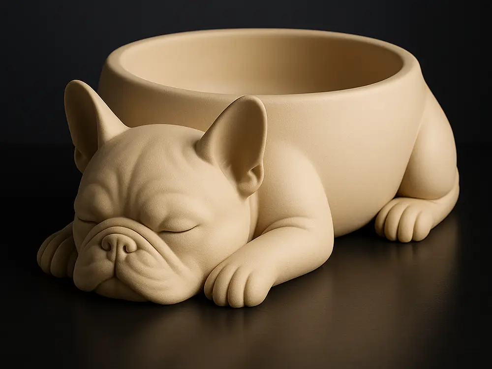 Frenchie candy bowl - scalable