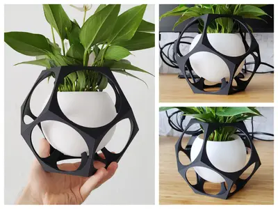 Anti-matter Plant pot and Planter - Vase mode design