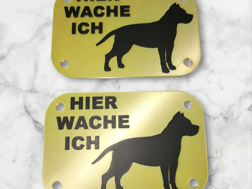 Hier wache ich