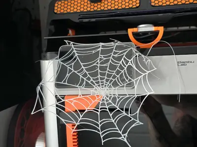 TPU Spinnennetz Halloween Spiderweb H2D SIZE