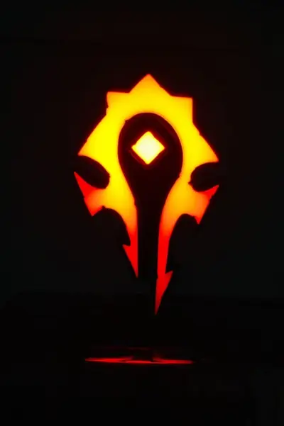 WOW Horde night lamp
