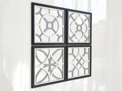 Ornamental Tile Wall Decor - Simple house interior decoration