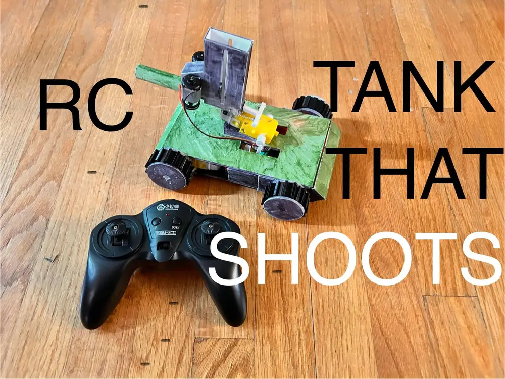 Rc tank that shOOts