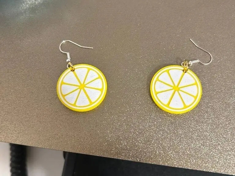Lemon Slice Earrings