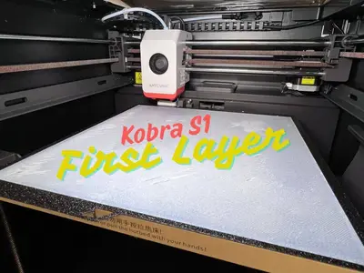 Kobra S1 - First Layer Test