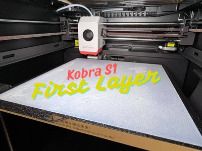 Kobra S1 - First Layer Test