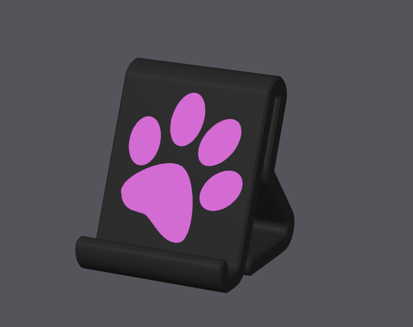 Phone stand Cat Paw