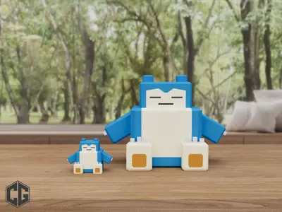 Snorlax Pokemon Multicolor