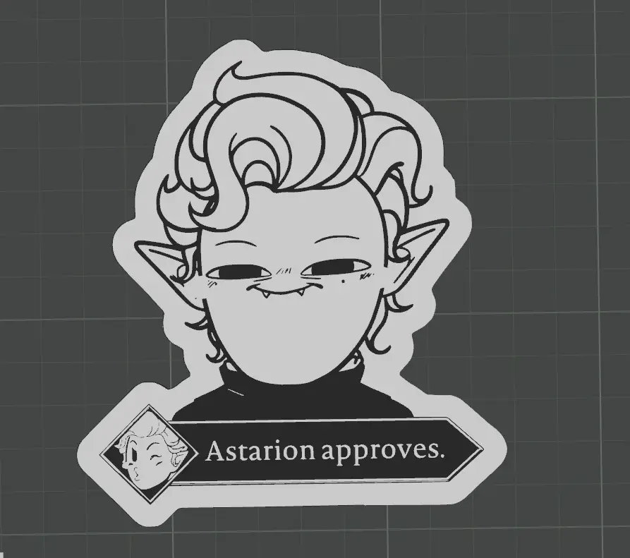 Astarion approves badge