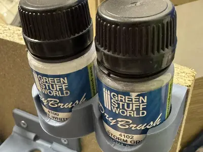 GWS drybrush paint panel mount