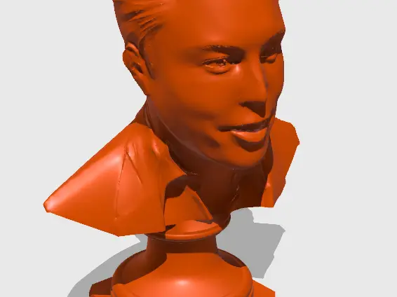 Elon musk bust