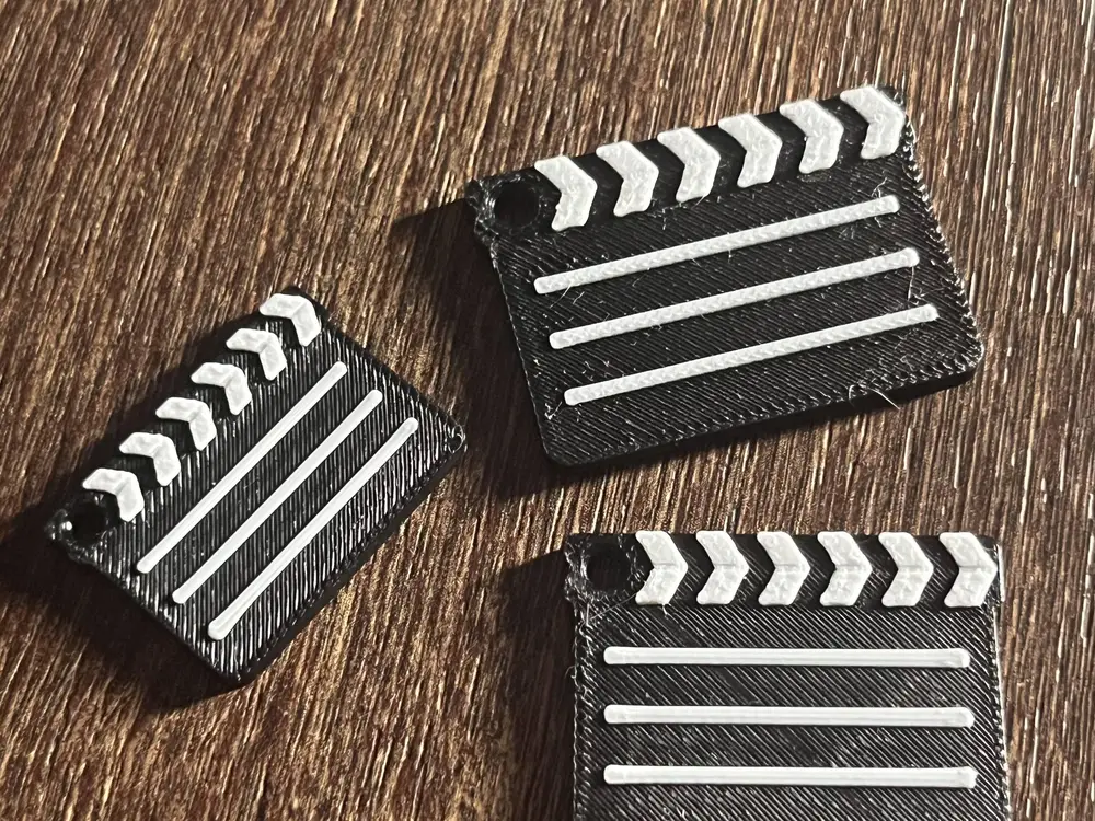 Film Clapperboard Keychain