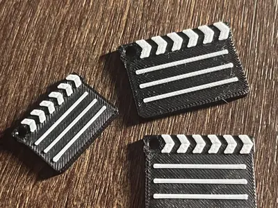 Film Clapperboard Keychain