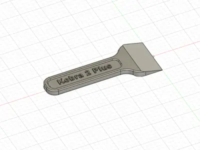 Anycubic Kobra 2 Plus Build Plate Scraper Tool