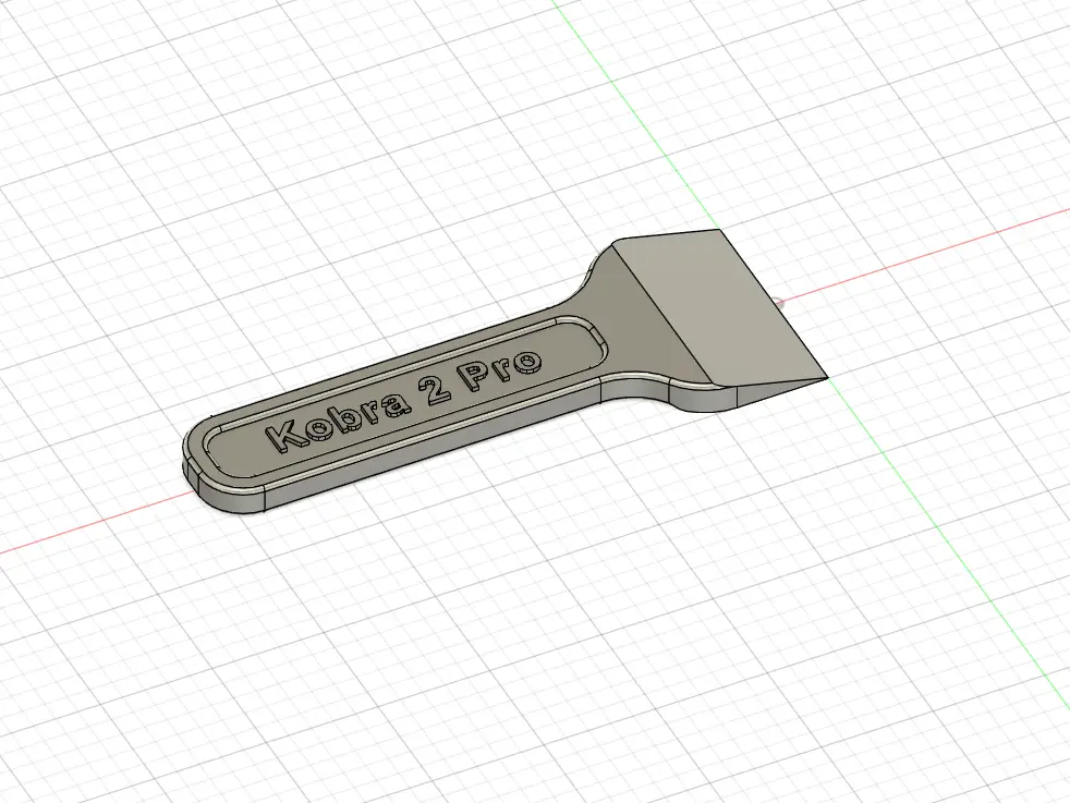 Anycubic Kobra 2 Pro Build Plate Scraper Tool