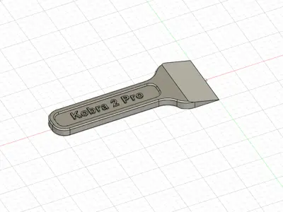 Anycubic Kobra 2 Pro Build Plate Scraper Tool