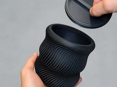 STORAGE CONTAINER CYCLONE / STORAGE BOX WITH THREAD