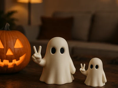 PEACE GHOST (THE FRIENDLY GHOSTS) / HALLOWEEN GHOST DECOR