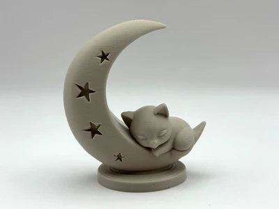 Moon Kitten Decoration