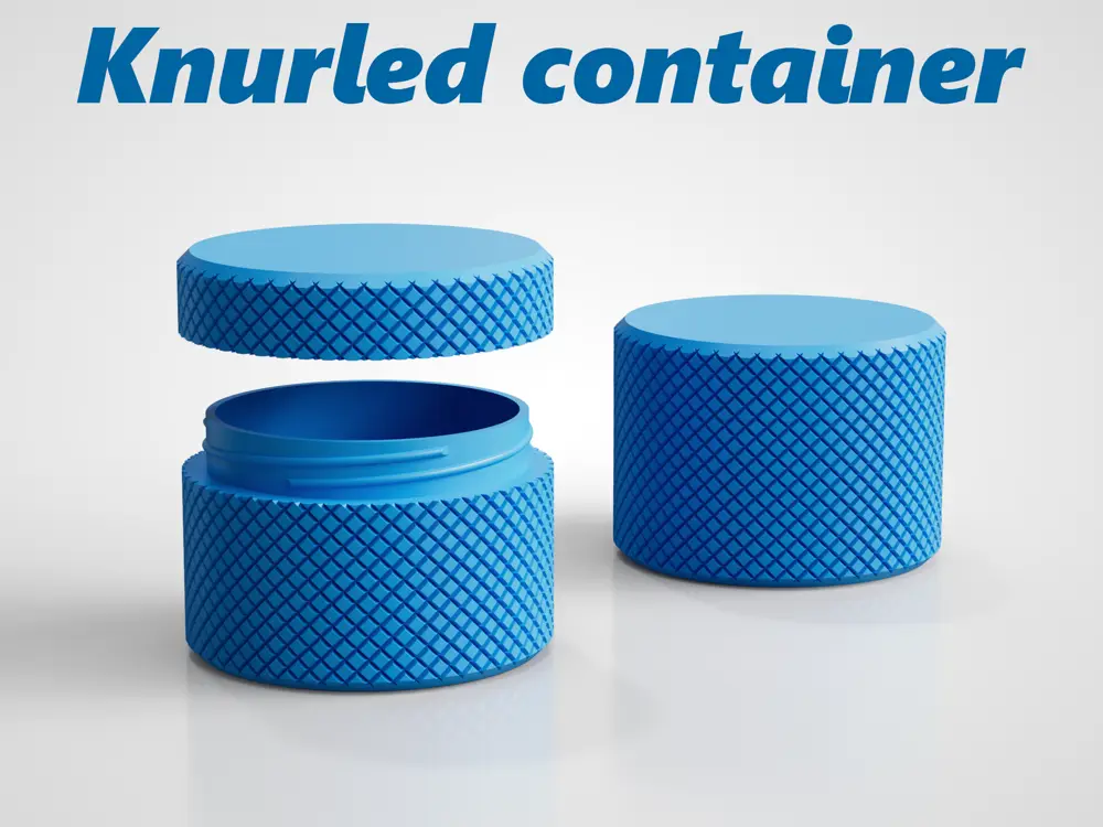 Knurled Container