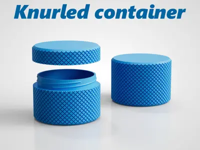 Knurled Container