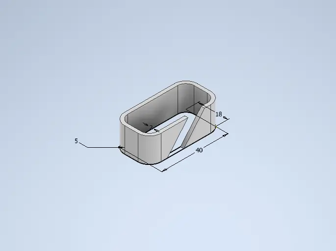 Cable Clip / Wire Holder (40mm x 18mm)