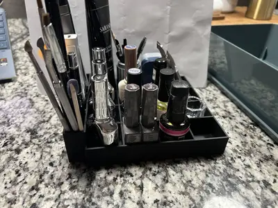 Nail Polish, Brushes, and Accessories Organizer (fits IKEA'S KUGGIS Box)