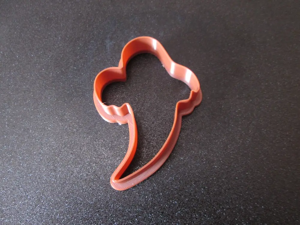Halloween slim ghost cookie cutter