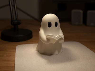 KARL - THE READING GHOST / GHOST WITH BOOK