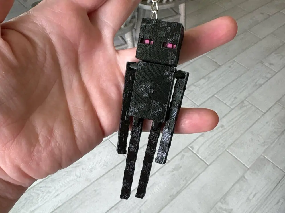 Flexi Minecraft Enderman (Keychain)