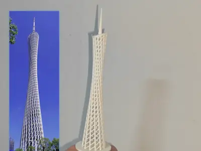 广州塔模型