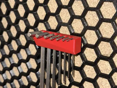 HSW Allen/Hex key Holder - 1.5 to 6mm