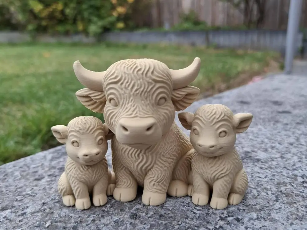 Highland Cuddle Crew — Mama & Calves Set