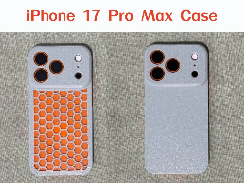 iPhone 17 Pro Max手机壳（蜂窝版和平底版）