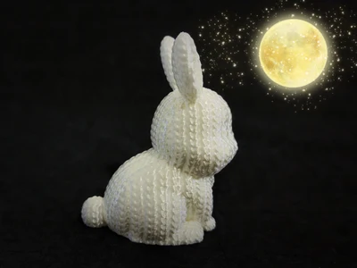 Mid-Autumn Knitted Lunar Rabbit中秋针织月兔