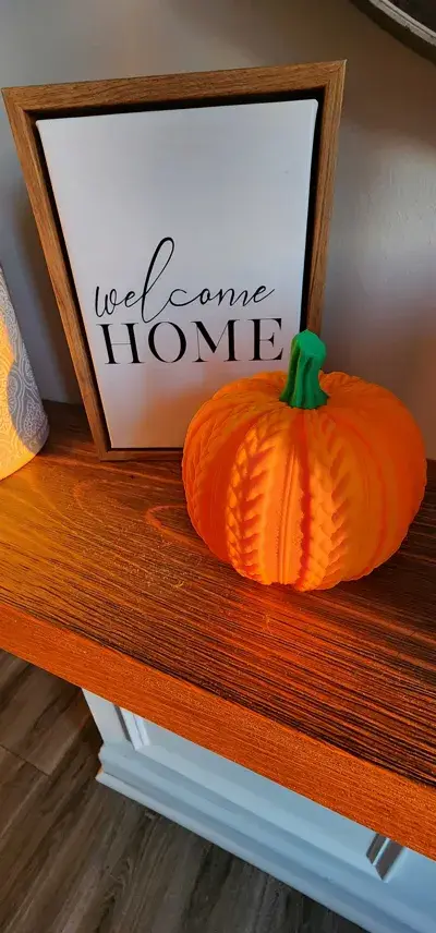 Knitted Pumpkin — Cozy Fall-Inspired Home Decor