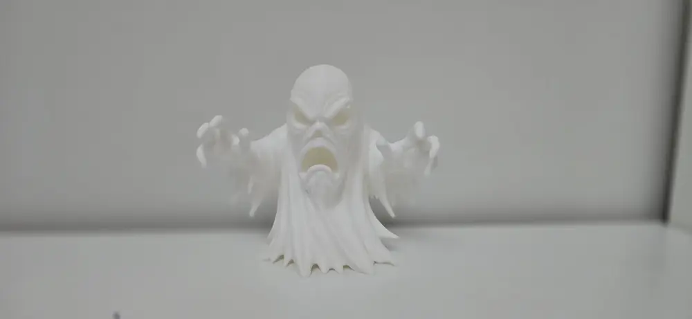 Creepy Ghost with Angry Face