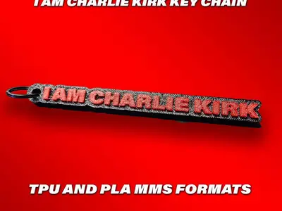 I am Charlie Kirk Key Chain