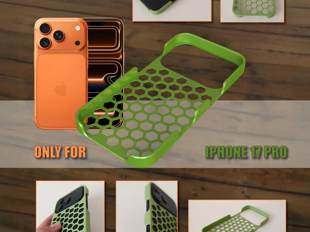 Apple iPhone 17 Pro - Cover Hexagon design