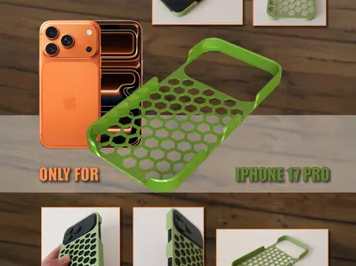 Apple iPhone 17 Pro - Cover Hexagon design
