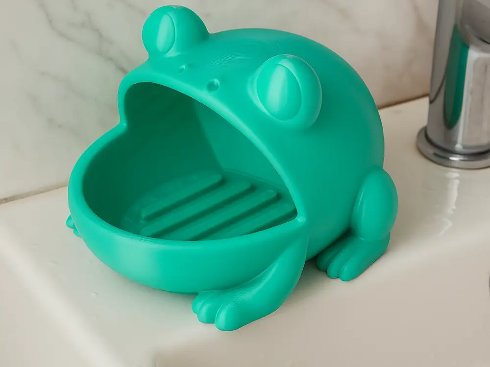 Playful Frog Soap Holder