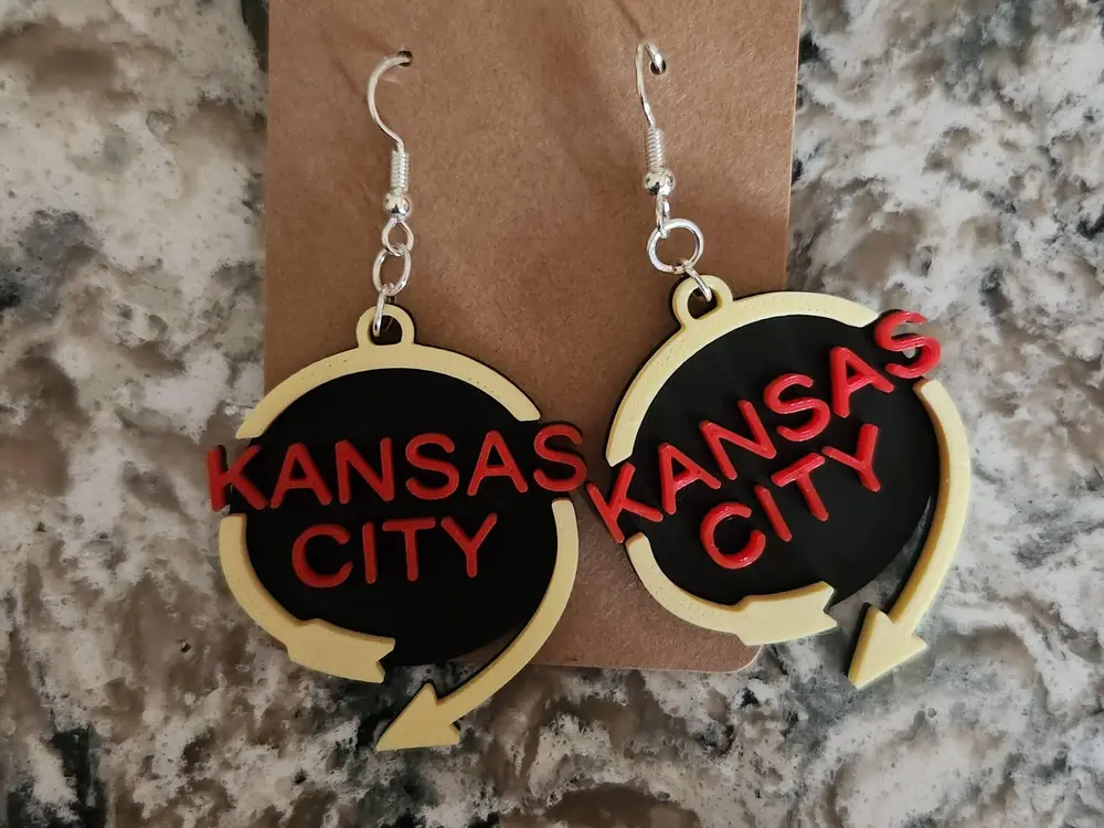 Kansas City Western Auto Earrings