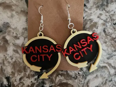 Kansas City Western Auto Earrings