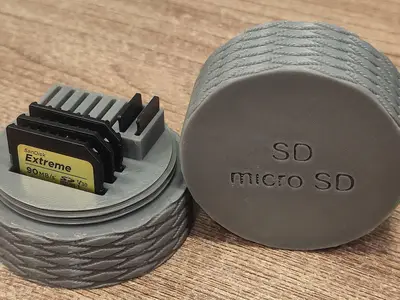 SD and micro SD card holder