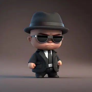 Baby Boss Keychain