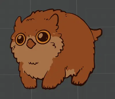Owlbear Badge/Coaster BG3