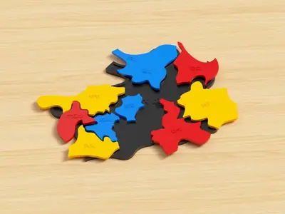 贵州省-拼图