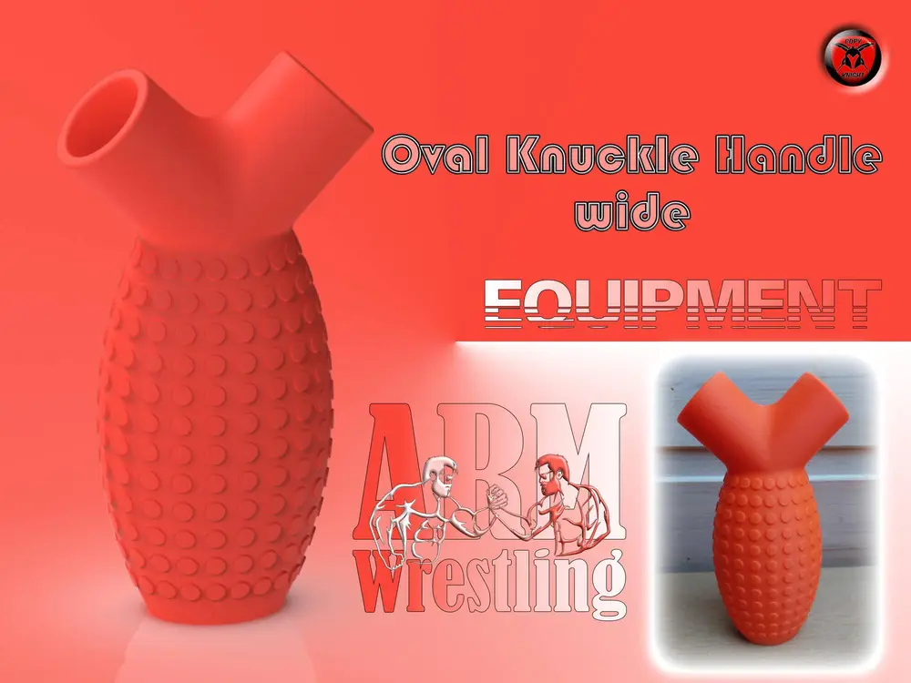 Armwrestling Oval Knuckle Handle wide